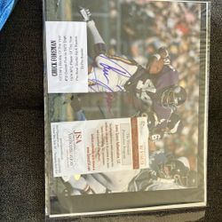 Autograph Football Photo 