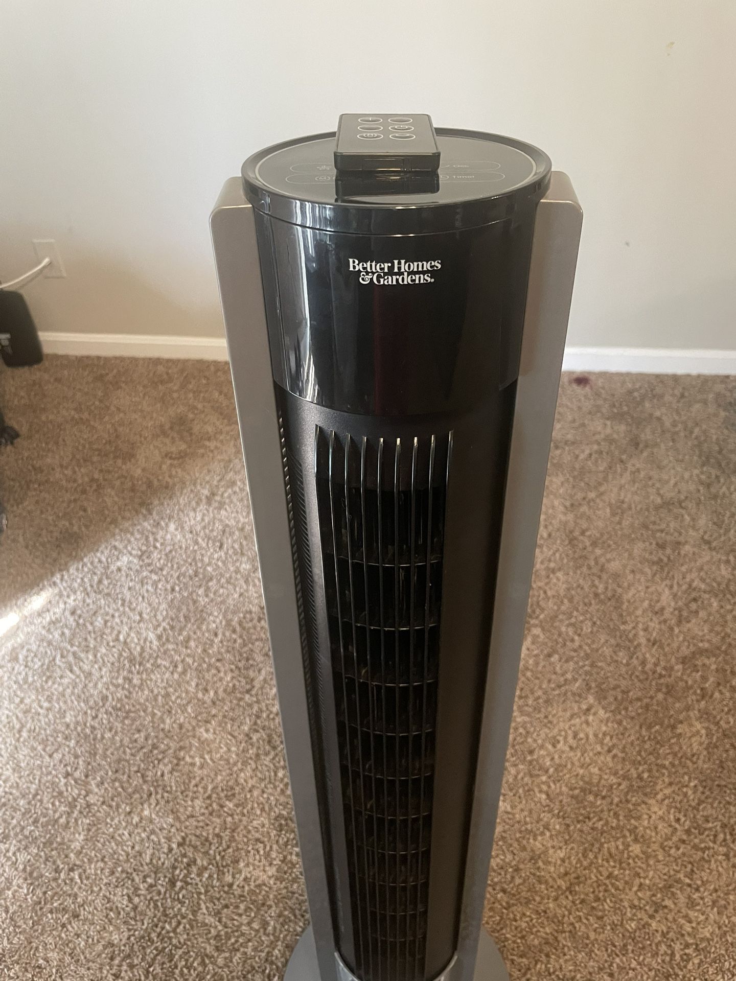 Better Homes & Gardens 40" Tall 3-Speed Tower Fan with Internal Oscillation