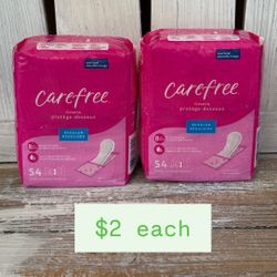 Carefree Wrapped Unscented Panty Liners To Go - 54ct / $2 Each
