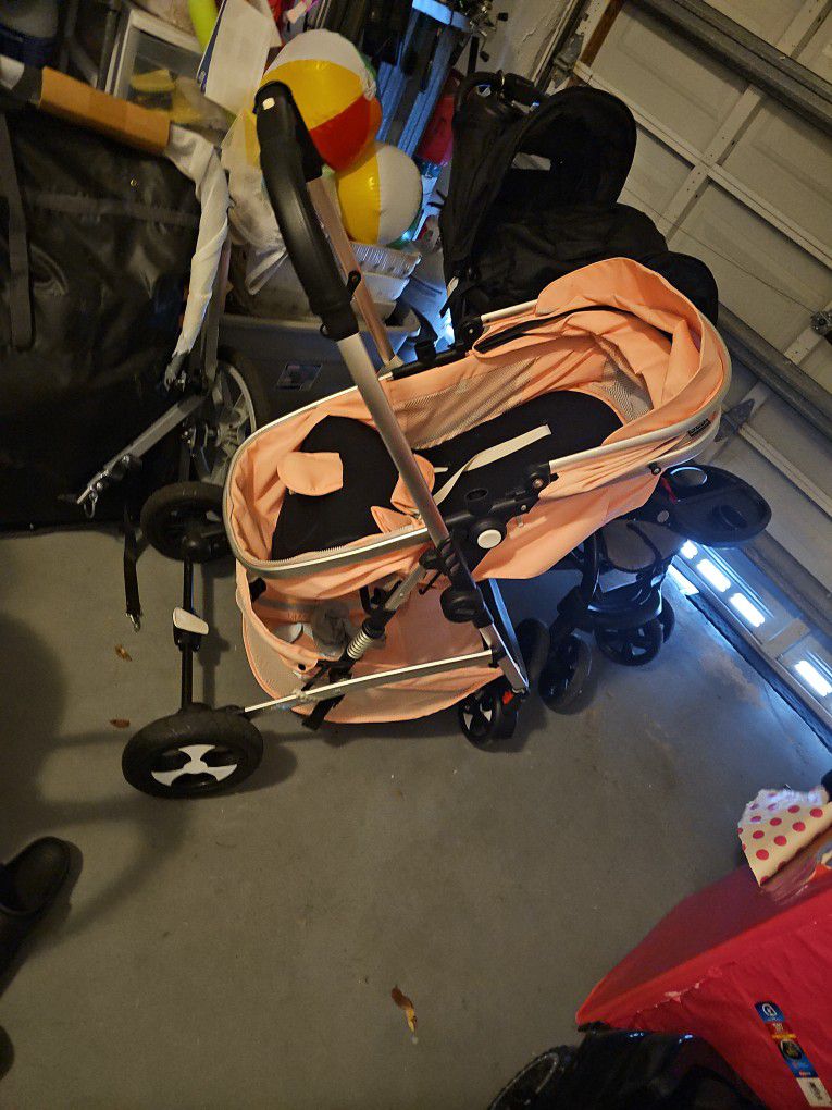 Baby Stroller Pink 