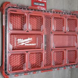 Milwaukee PACKOUT 11-Compartment Impact Resistant Portable Small Parts Organizer. Brand NEW.