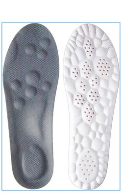 Cushioned Shoe Insoles with Massage Nodes