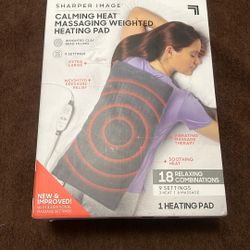 Sharper image massage heating pad