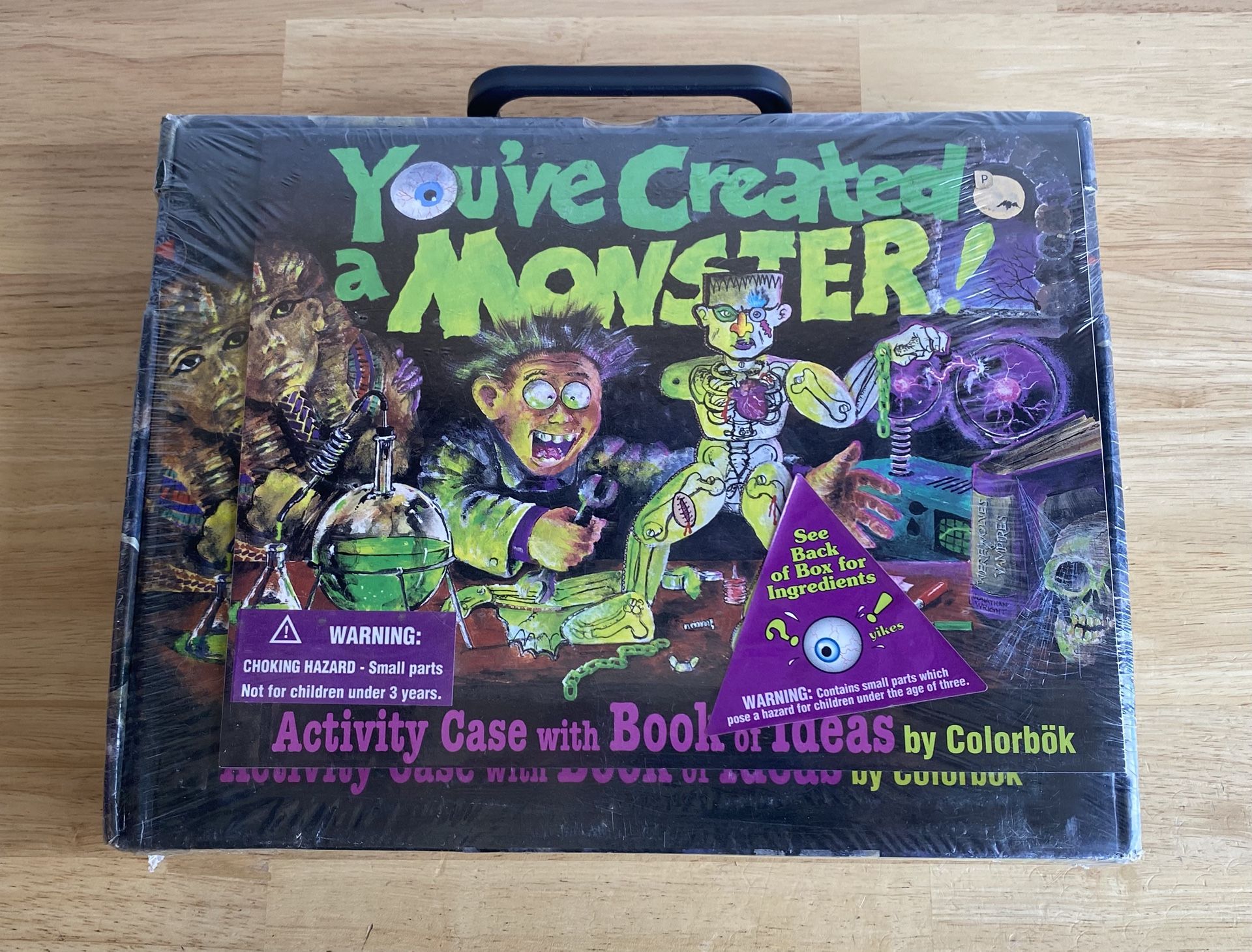 You’ve Created A Monster! Colorbok Halloween Activity Maker Case NEW