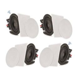 Pyle - 6.5'' Bluetooth Home Ceiling Speakers - Black