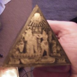 Vintage brass Pyramid