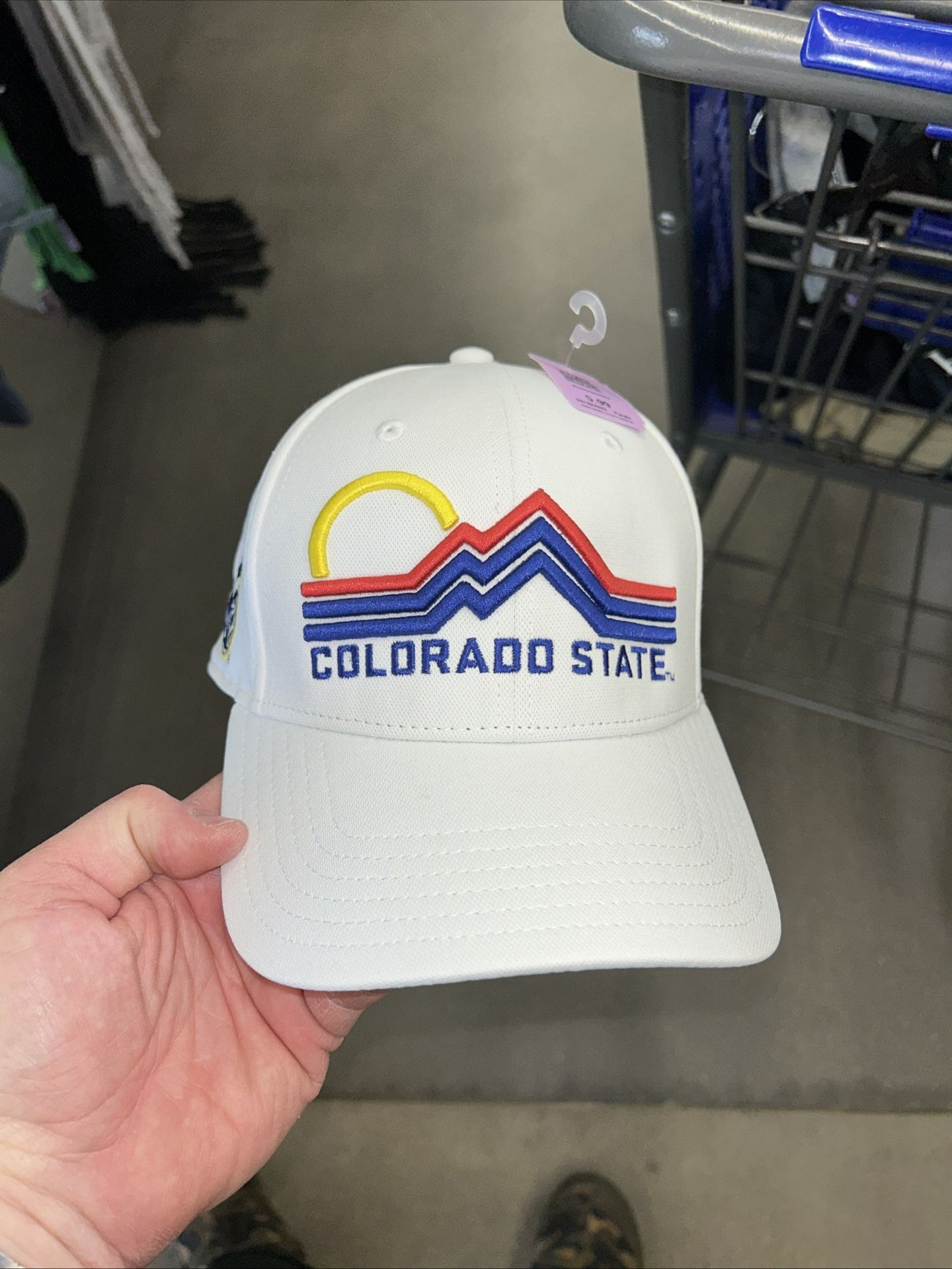 NWT Colorado State Rams Under Armour Blitzing Strapback Adjustable Hat Cap New