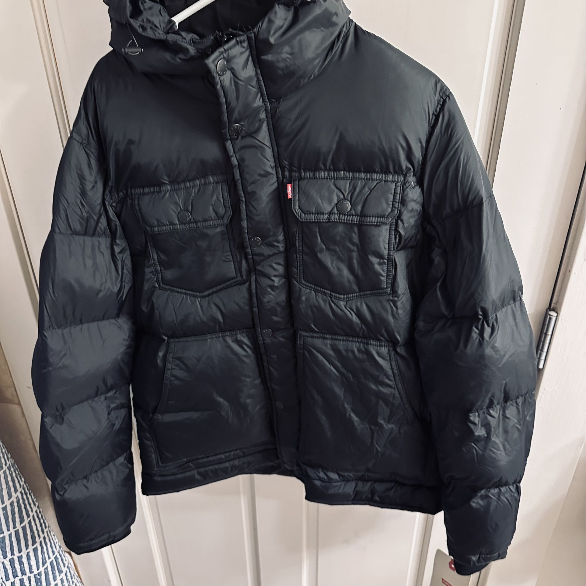 Levi’s Black Puffer Jacket 