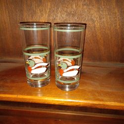 Gold Rim Duck Glasses