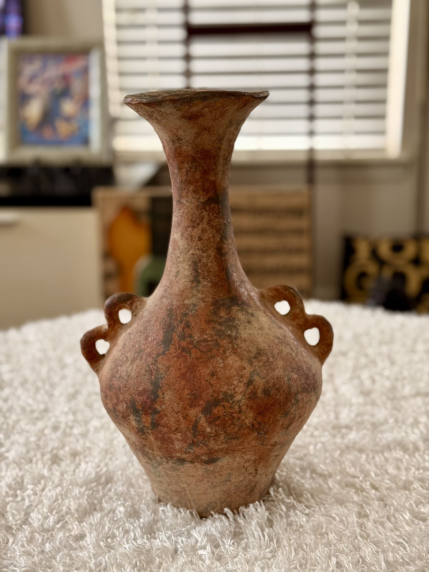 PreColumbian Colima Mexico Gadrooned Pot Antiquity Ancient Archeological Pottery