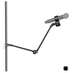 Microphone Stand Holder,21.5" Long Flexible Adjustable Magic Arm Super Crab Clamp Mic Clip 3/8"-16 to 5/8"-27 Adapter Mount,Compatible with Shure/Fifi