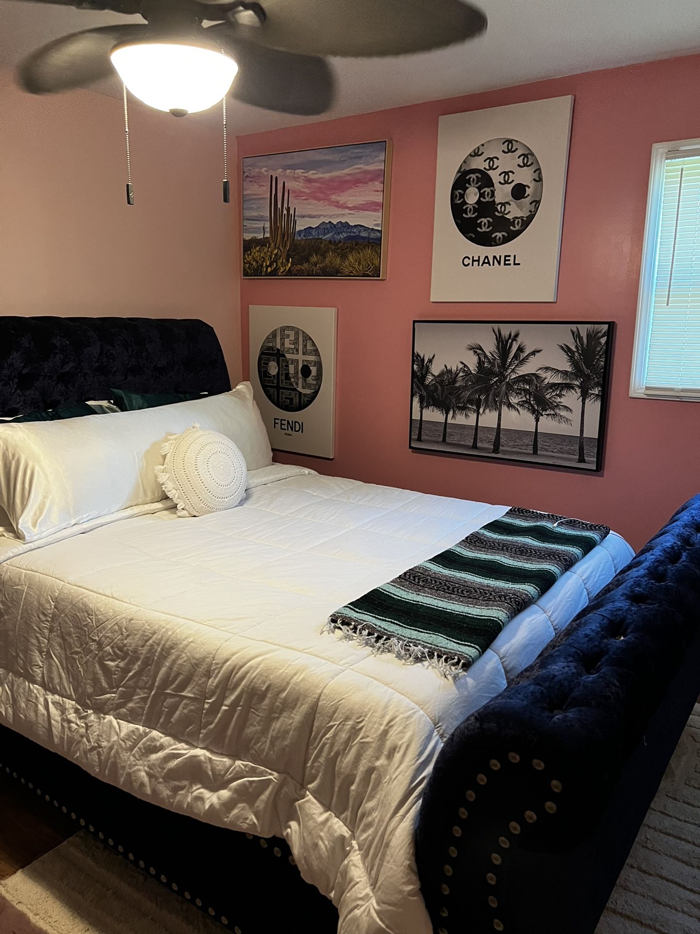 Queen Upholstered Bed Frame