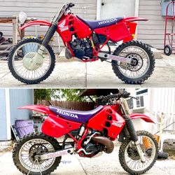 1988 Honda Cr250 Cr 250r 2 Stroke Dirt Bike