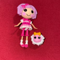 Lalaloopsy, mini doll pillow, feather bed and friend
