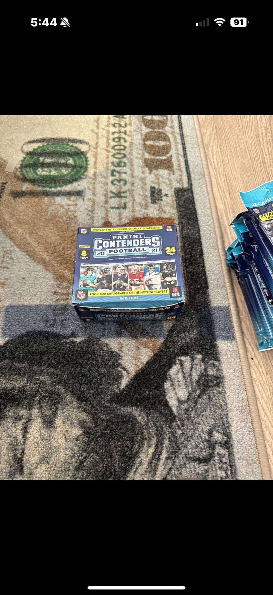 2021 Panini Contenders Football 24 Pack Retail Box