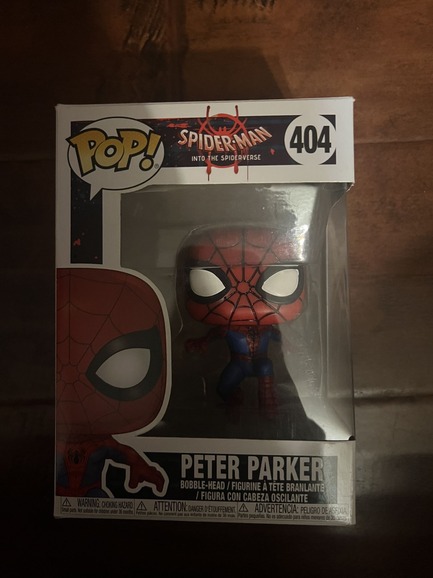 Custom Painted Peter Parker #404 Funko Pop! – Into the Spider-Verse