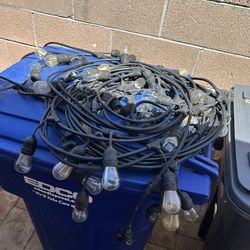 String lights about 75-100 feet