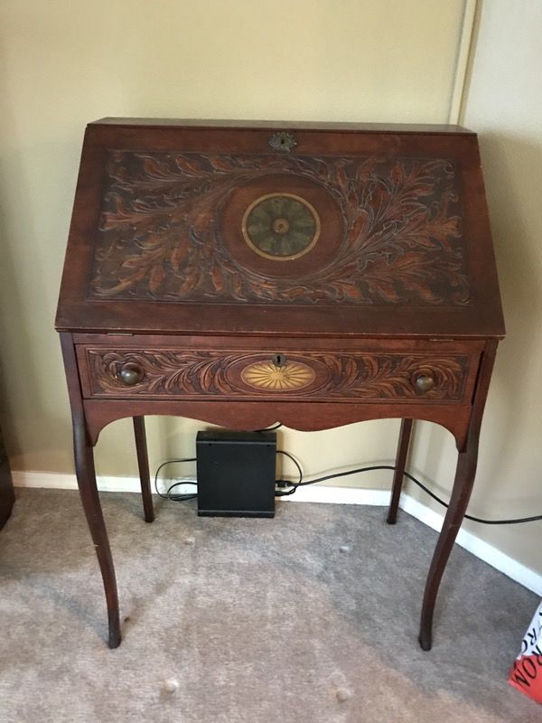 Antique Secretary Drop Down Desk For In Oregon City Or Offerup
