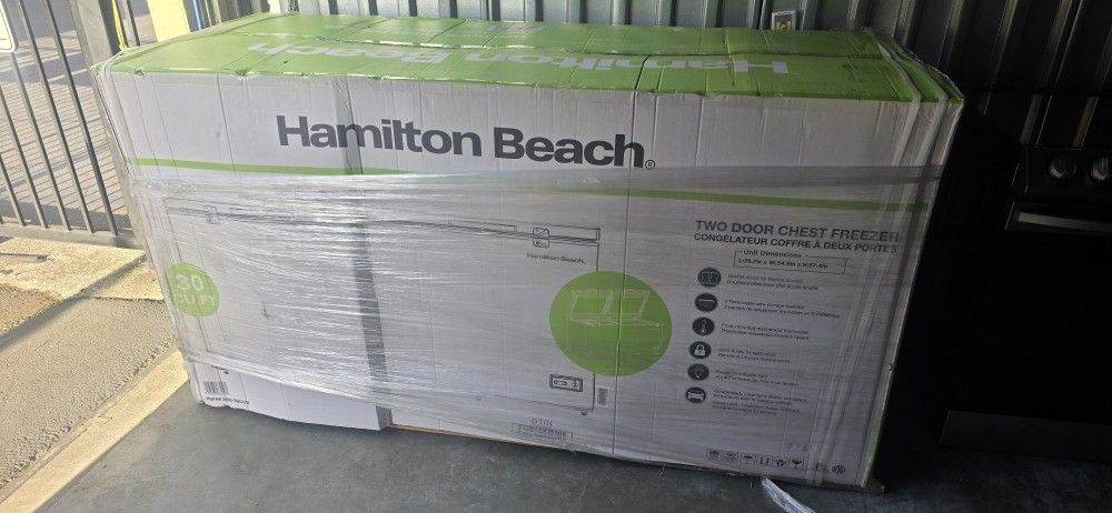 Hamilton Beach Freezer 30cf) I Can Help You With Free Delivery Within 10 Miles Distance