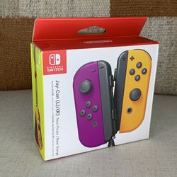 Nintendo Switch Joy-Con (L)/(R) Neon Purple/Neon Orange