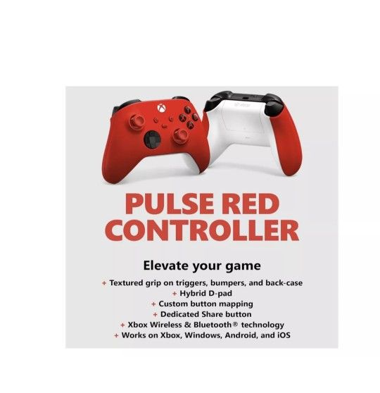 Microsoft Wireless Controller for Xbox One/Series X/S PULSE RED