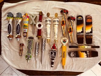 Large Lot of Beer Tap Handles