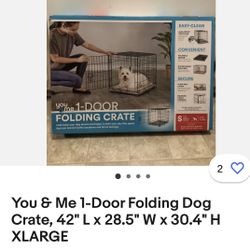 You & Me 1-door Collapsible Crate