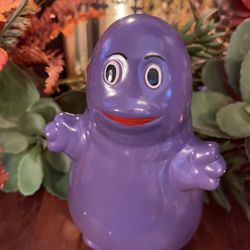 1985 Vintage McDonalds Grimace Coin Bank