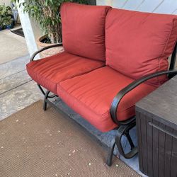Outdoor Rocking Loveseat