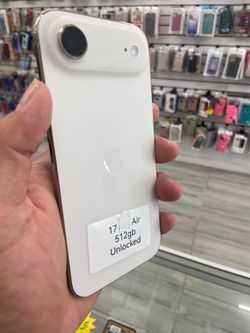 17 air unlocked. Cash or $50 down w approval