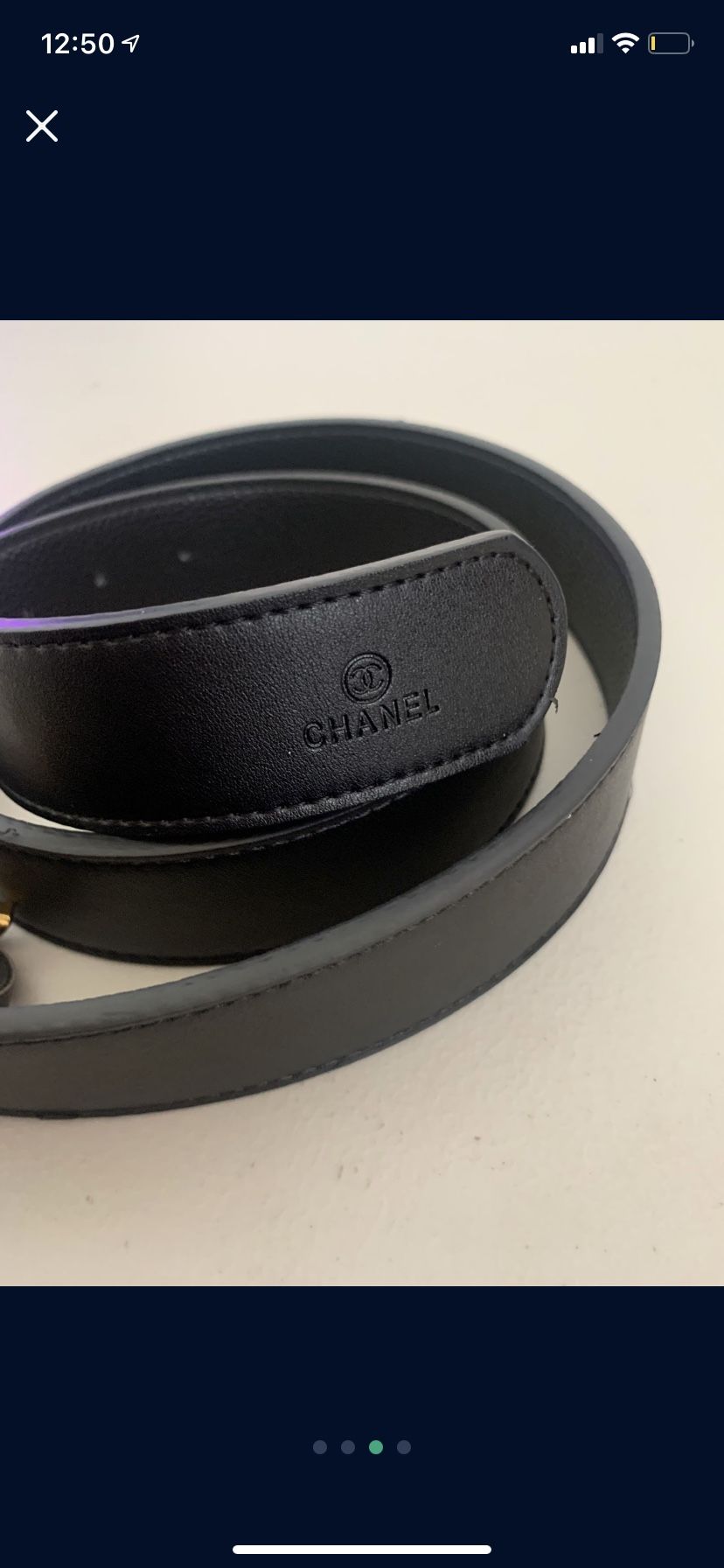 chanel belt