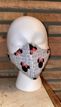 Disney Minnie Mouse Silhouette Face Mask With Filter ✨Child Size (8 years and under)✨