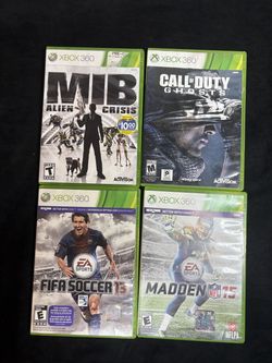 Xbox 360 games: $15 each or $45 for all