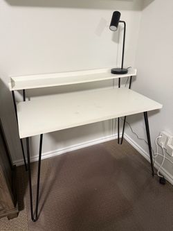 White desk