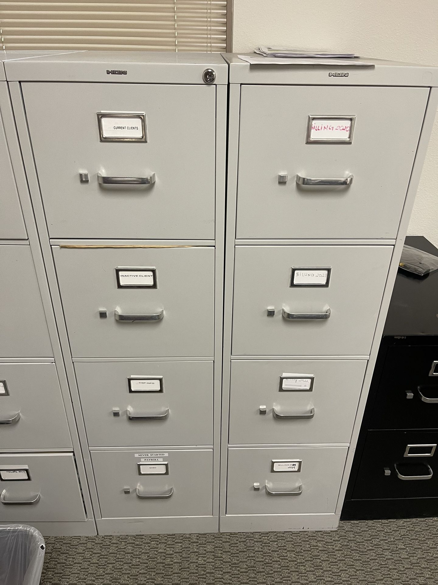 Hon 4 Drawer File Parts Matttroy