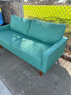 Teal couch