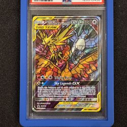 Moltres & Zapdos & Articuno Gx Tag Team Promo Psa 9/ W Guard 