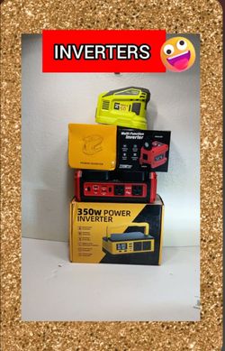 INVERTERS MILWAUKEE RYOBI DEWALT TOOLS CHARGER IMPACT