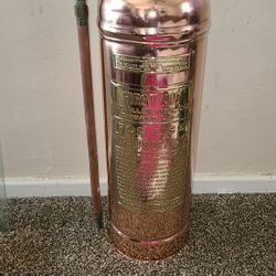 Vintage Copper & Brass Extinguisher