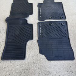 OEM Lexus LX 2013 Rubber Floor Mats