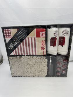 Christmas 🎄Holiday Bathroom Set New