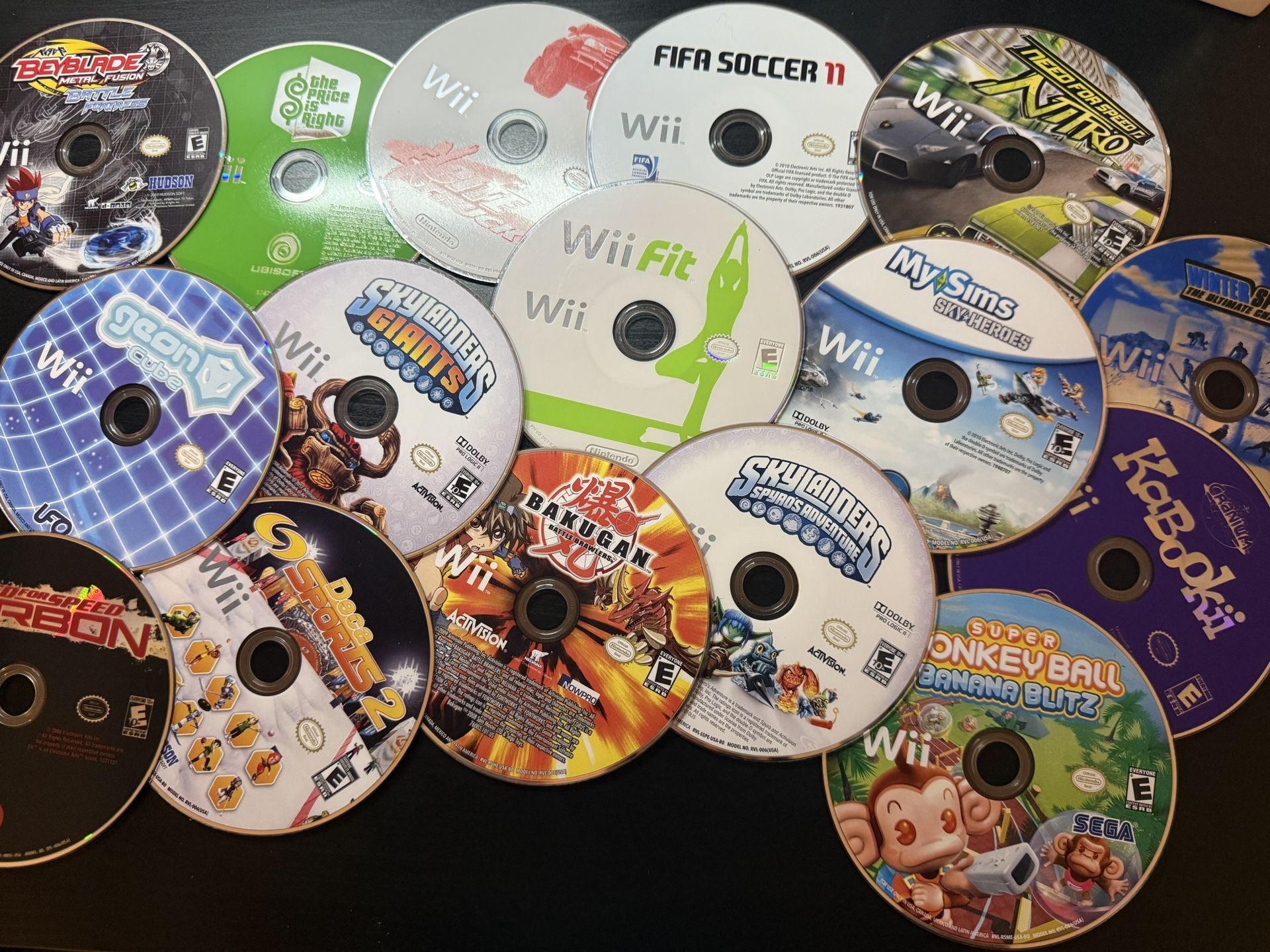 10+ Wii Games – Bulk Lot – Tested – Disc Only