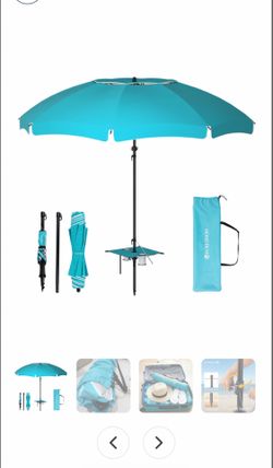 HOMEDEMO portable beach umbrella