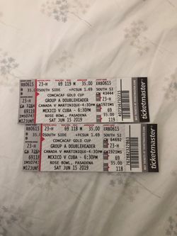 Mexico VS Cuba 2 tickets