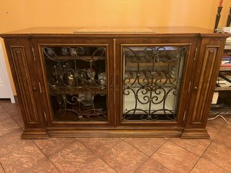 Buffet Bar With Storage And Fridge