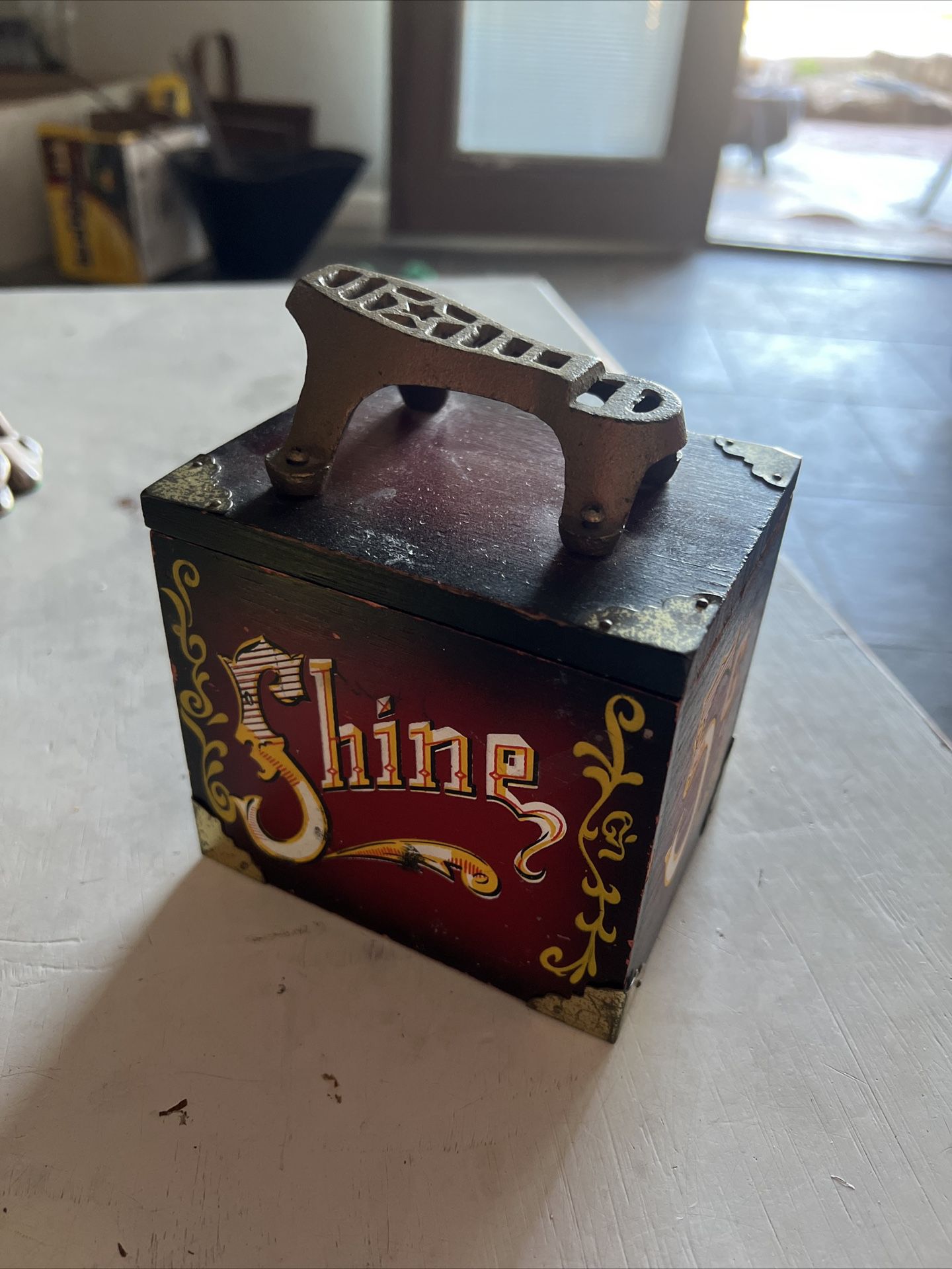Mini Shoe Shine Box