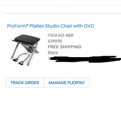 Pro Form Pilates Studio Chair 