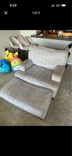 Ashley furniture Couch and ottoman