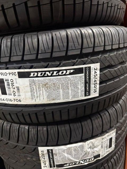 245 45 18 Dunlop Nuevas Llantas 