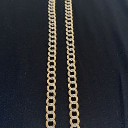 14K Solid Yellow Gold Chain